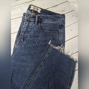Free People Denim Jeans Raw Hem